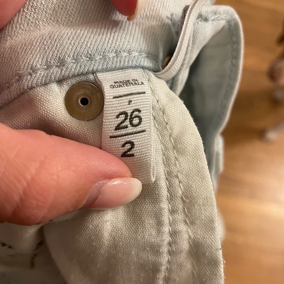 LOFT Modern Skinny Petite Frayed Ankle Jeans - Picture 4 of 4